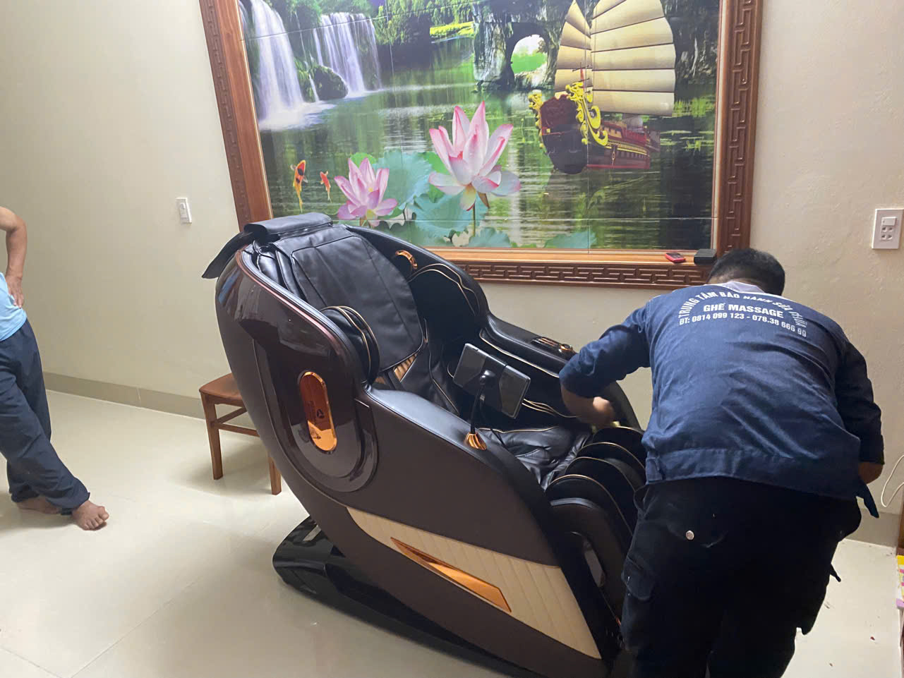 Kiểm Tra Sơ Bộ Ghế MASSAGE TẠI THANH HÓA - KIỂM TRA LỖI GHẾ MASSAGE THANH HÓA